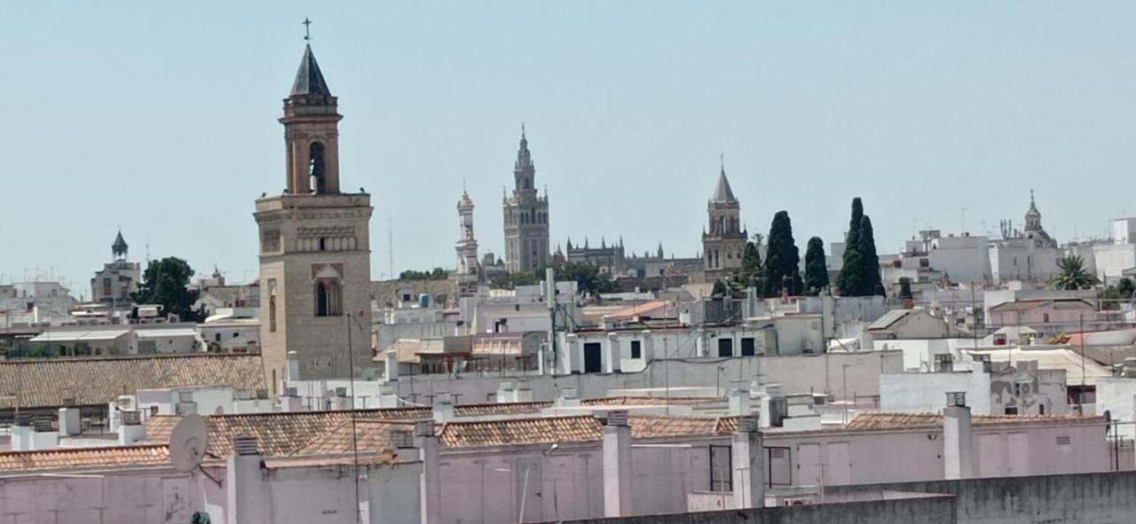 Apartamento casco histórico con ático. Appartamento Siviglia Esterno foto